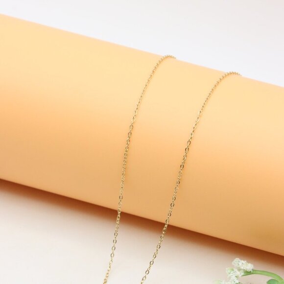 Delicate Yellow Heart Pendant Necklace with Adjustable Chain, XPNL0364 - Picture 9 of 13